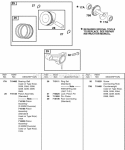 Piston Rings Connecting Rod Diagram and Parts List for  Briggs and Stratton Engine